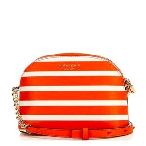 AUTHENTIC♠️NWT♠️ Kate Spade Spencer Stripe Small Dome Crossbody